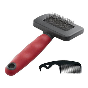 Ferplast Gro 5942 Tek Taraflı Köpek Tarama Fırçası – 15 cm – Orta ve Uzun Tüylü Evcil Hayvanlar İçin, Kauçuk Saplı, Dayanıklı Tasarım - 2
