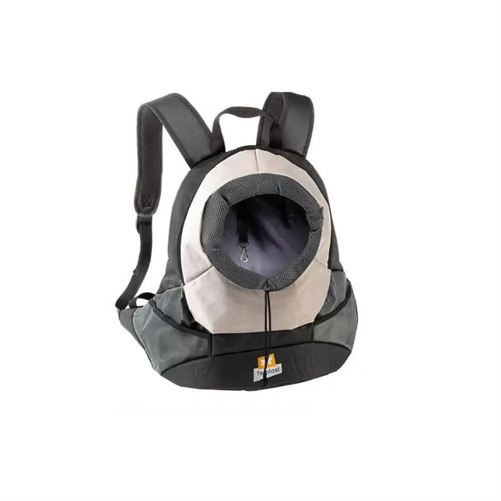 Ferplast Kangoo Küçük Irk Köpek Sırt Çantası Gri 41x20x43 cm - 1