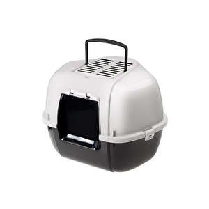 Ferplast Mika Filtreli Kapalı Köşe Kedi Tuvaleti 50x56x40 cm