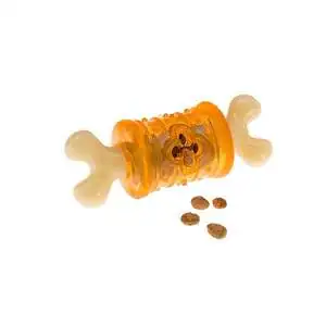 Ferplast PA 6390 Ödül Hazneli Kauçuk Kemik Köpek Oyuncağı 10,4 cm