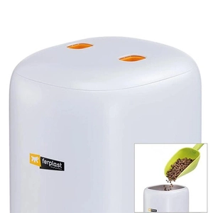 Ferplast Risto Pet Otomatik Mama Kabı – 14,5×31×31 cm – 4 L Kapasiteli – Kuru Mama İçin Uygun - 3