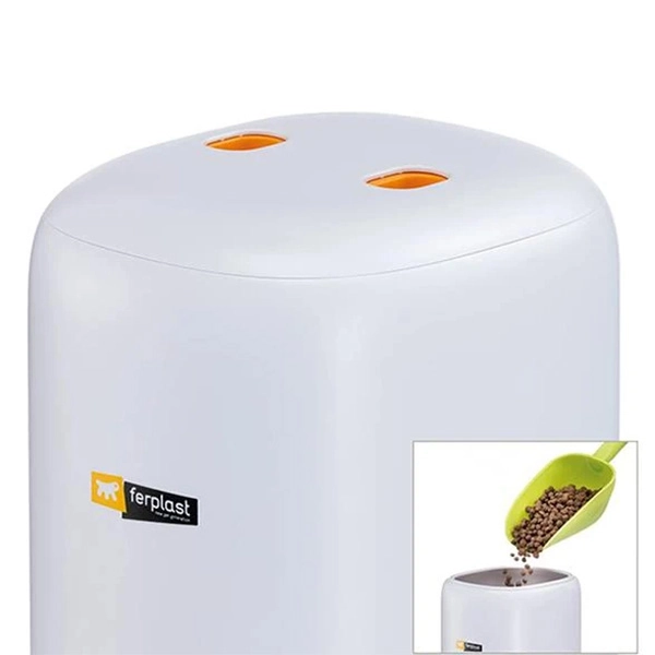 Ferplast Risto Pet Otomatik Mama Kabı – 14,5×31×31 cm – 4 L Kapasiteli – Kuru Mama İçin Uygun - 3