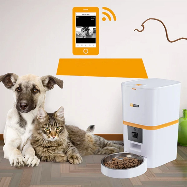 Ferplast Risto Pet Smart Akıllı Otomatik Mama Kabı – 6 L -  Wi‑Fi, HD Kamera ve Mobil Uygulama Destekli - 5