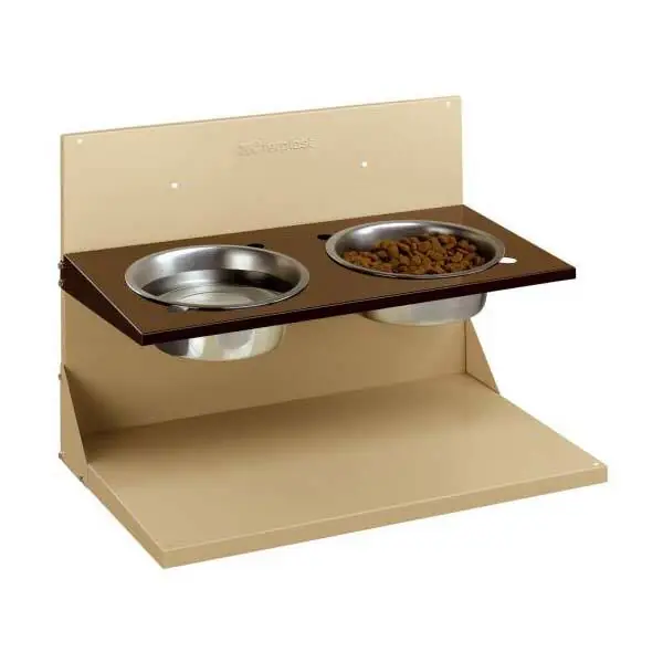 Ferplast Sehpalı Köpek Çelik Mama Ve Su Kabı Seti 2x4,5 litre - 1
