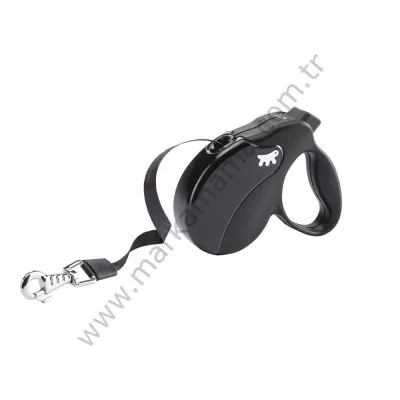 Ferplast Siyah Otomatik Köpek Gezdirme Tasması 12 KG 3 Mt. - 1