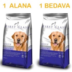 First Class Kuzu Etli Köpek Maması 12KG + 12 KG