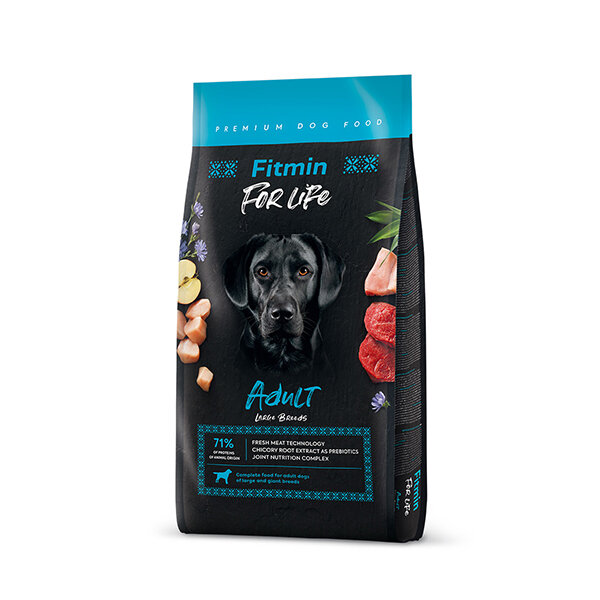 Fitmin For Life Adult Large Breed Büyük Irk Yetişkin Köpek Maması 12 kg - 1
