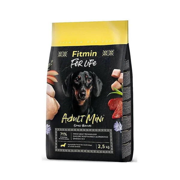 Fitmin For Life Adult Mini Küçük Irk Yetişkin Köpek Maması 2.5 kg - 1