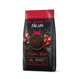Fitmin For Life Castrate Sığır Etli Kısırlaştırılmış Kedi Maması 8 kg