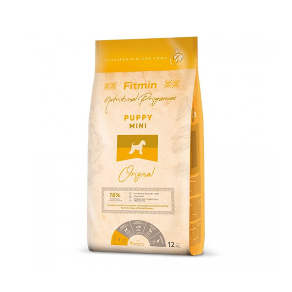 Fitmin Mini Puppy Ufak Irk Yavru Köpek Maması 12 Kg - 1
