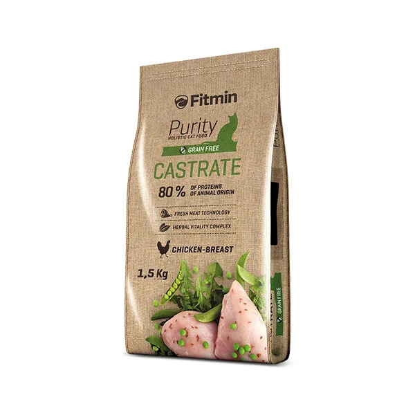 Fitmin Purity Castrate Taze Tavuklu Kısırlaştırılmış Kedi Maması 1.5 kg - 1
