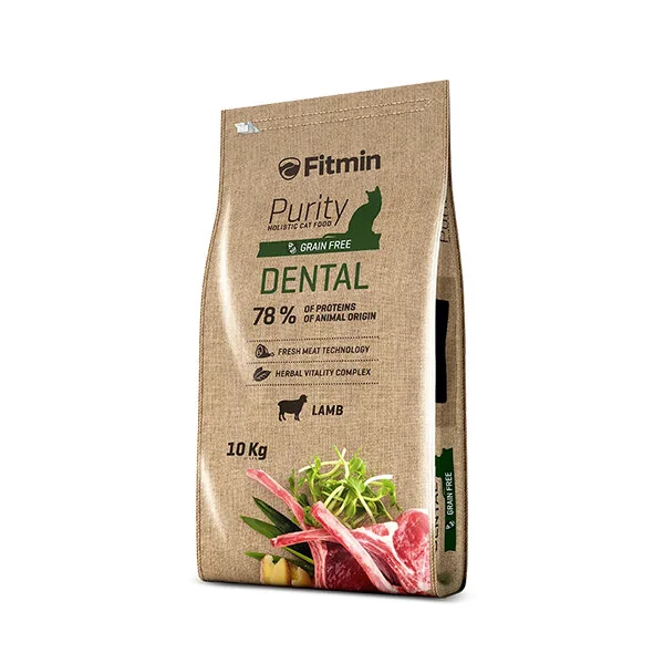 Fitmin Purity Dental Taze Kuzu Etli Yetişkin Kedi Maması 10 kg - 1