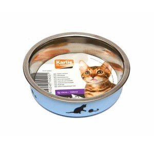 Flamingo Bella Kedi Mama Kabı Mavi 11 cm