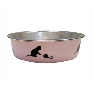 Flamingo Bella Kedi Mama Kabı Pembe 11 cm - 2