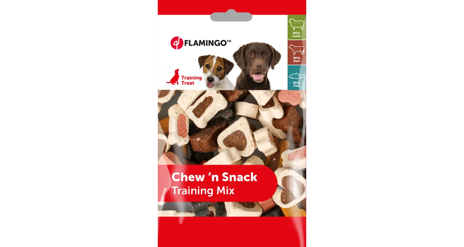 Flamingo Chewn Snack Training Mix Lamb Chicken&Fish Köpek Ödülü 150 Gr - 1
