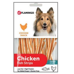 Flamingo Chicken Balık Etli Uzun Sandviç Köpek Ödülü 85 Gr