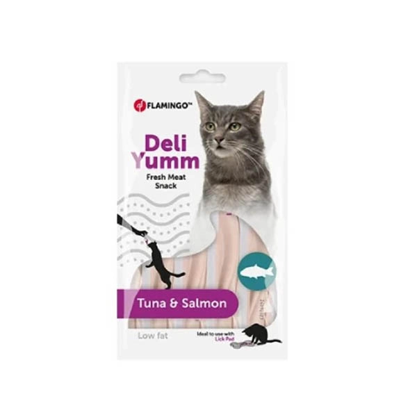 Flamingo Delı Yumm Taze Tuna ve Somonlu Kedi Ödül Maması 14Gr - 1