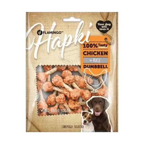 Flamingo Hapki Dumbell Tavuklu ve Pirinçli Köpek Ödül Maması 150 gr - 1