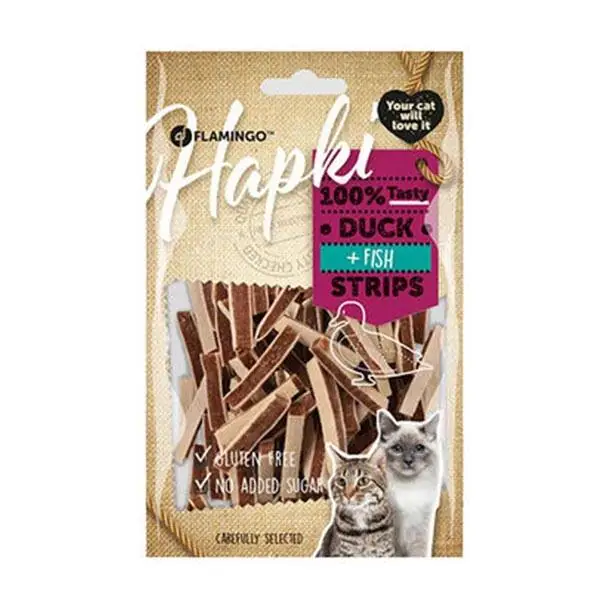 Flamingo Hapki Ördek ve Morina Şerit Kedi Ödülü 85 Gr - 1