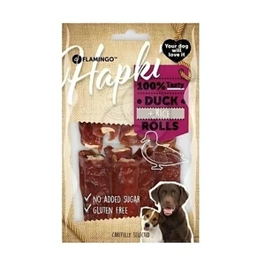 Flamingo Hapki Pirinç Puro Şekilli Ördekli  Köpek Ödül Maması 85GR