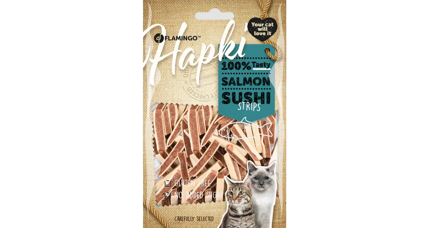 Flamingo Hapki Somonlu Şerit Kedi Ödülü 85 Gr