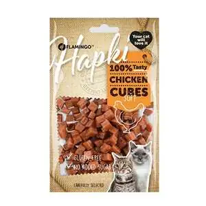 Flamingo Hapki Tavuk Etli Küp Şeklinde Kedi Ödülü 85 Gr