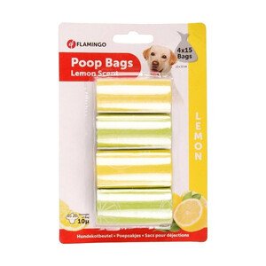 Flamingo Köpek Tuvalet Poşeti 4x15 Adet Limon