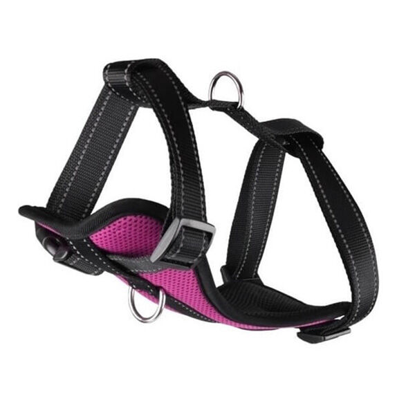 Flamingo Milou Köpek Göğüs Tasması L (50-65 cm) Fuşya - 1