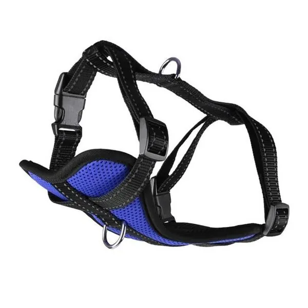 Flamingo Milou Köpek Göğüs Tasması S (30-45 cm) Mavi - 1