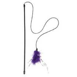 Flamingo Mor Tüylü Kedi Oltası