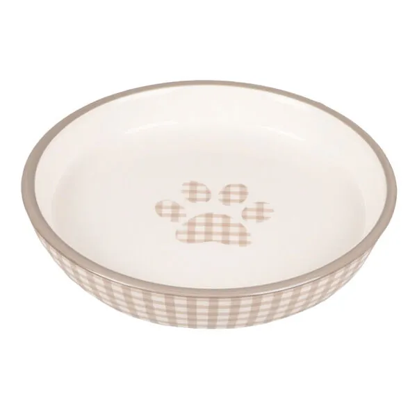 Flamingo Mylo Seramik Kedi Şekilli Mama Kabı 180 ml - 1