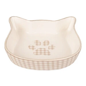 Flamingo Mylo Seramik Kedi Şekilli Mama Kabı 220 ml