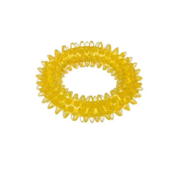 Flamingo Renkli Tırtıklı Hakla Köpek Oyuncağı 12 Cm - 2