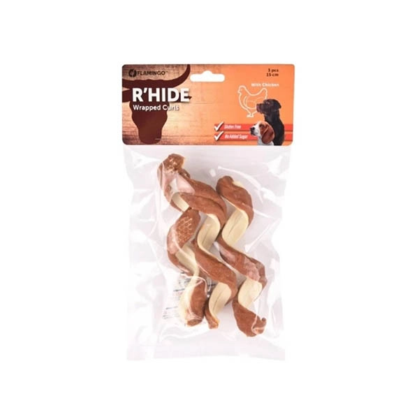 Flamingo R'Hide Ördekli Glutensiz Tavuklu Köpek Ödül Maması 15CM - 1