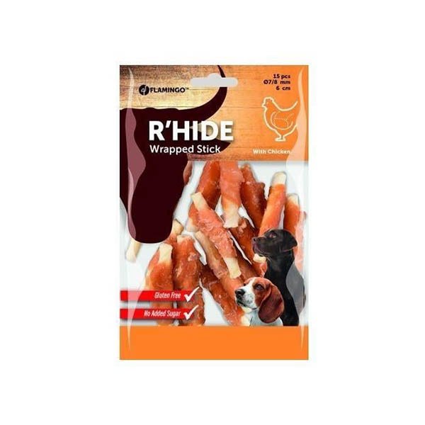 Flamingo R'Hide Tavuklu Glutensiz Burgu Köpek Ödül Maması 6CM - 1