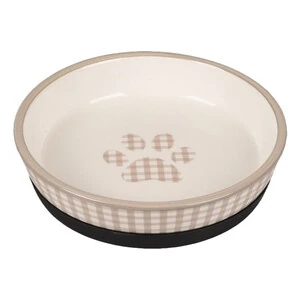 Flamingo Seramik Kaydırmaz Taban Kedi Mama Kabı 14 cm 220 ml