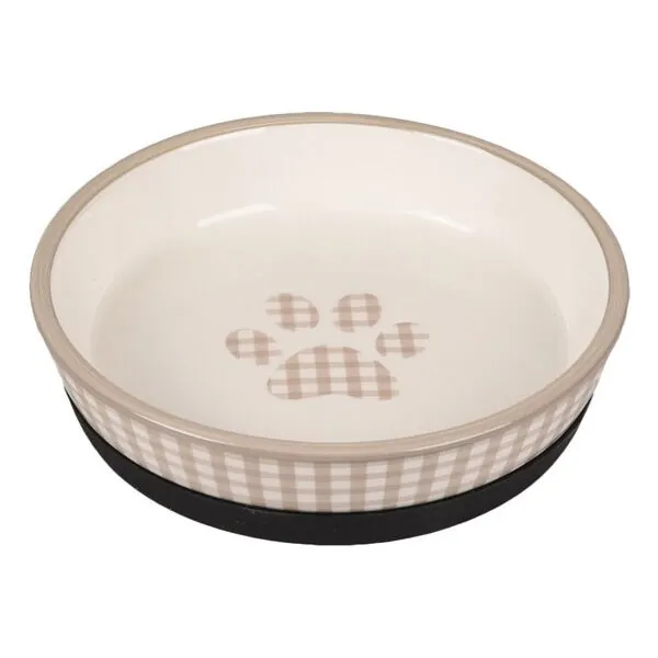 Flamingo Seramik Kaydırmaz Taban Kedi Mama Kabı 14 cm 220 ml - 1