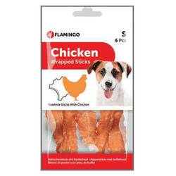 Flamingo Wrap Et Sargılı Köpek Ödül Çubuk 6 lı 70 Gr