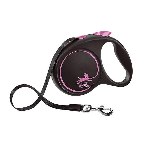 Flexi BLACK DESING 5M SERIT M PEMBE - 1