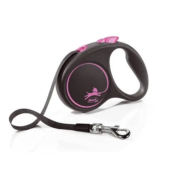 Flexi BLACK DESING 5M SERIT S PEMBE - 1