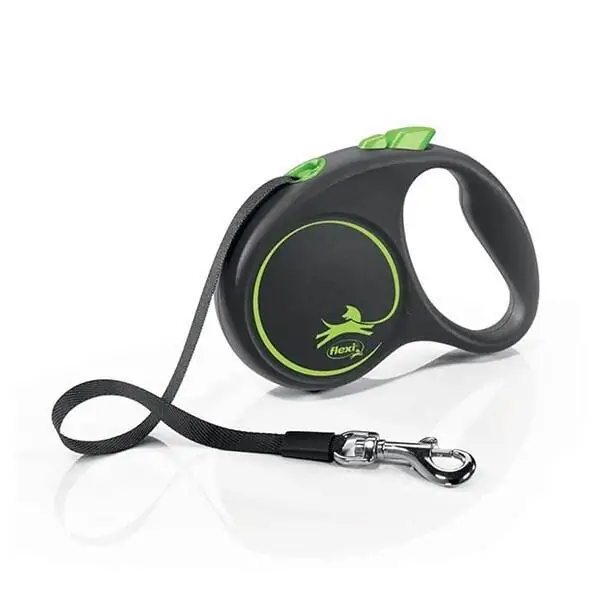 Flexi BLACK DESING 5M SERIT S YESIL - 1