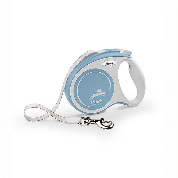 Flexi Comfort Plus Otomatik Şerit Köpek Gezdirme Kayışı 5m (Mavi) [S] - 1