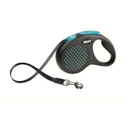 Flexi Design Mavi Otomatik Gezdirme Şerit Tasma (S)