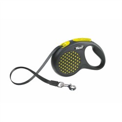Flexi Design Sarı Otomatik Gezdirme Şerit Tasma (M)