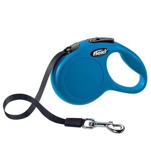 Flexi New Classic Otomatik Şerit Köpek Tasması 50 KG - 5M Large Mavi
