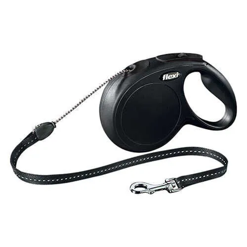 Flexi New Classic 8M ip Otomatik Tasma-M- Siyah - 1