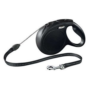 Flexi New Classic 8M ip Otomatik Tasma-M- Siyah