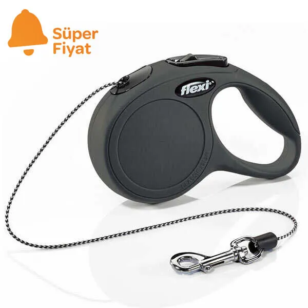 Flexi New Classic İp Şeklinde Gezdirme Tasması XS 3M - 1