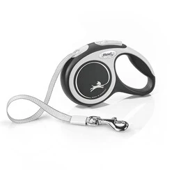 Flexi New Comfort Beyaz Şerit Köpek Gezdirme Tasması XS - 3M - 3