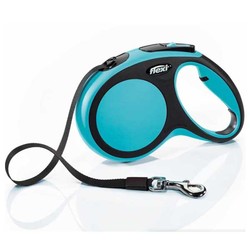 Flexi New Comfort Şerit Köpek Tasması Mavi 5M